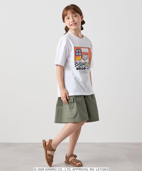 SHIPS any(シップス エニィ)の「Hello Kitty × SHIPS any: ハローキティ プリント TEE <KIDS>(Tシャツ/カットソー・キッズ・ホワイト/ホワイト系/ライトホワイト・130/120/150/140)」の10枚目の写真
