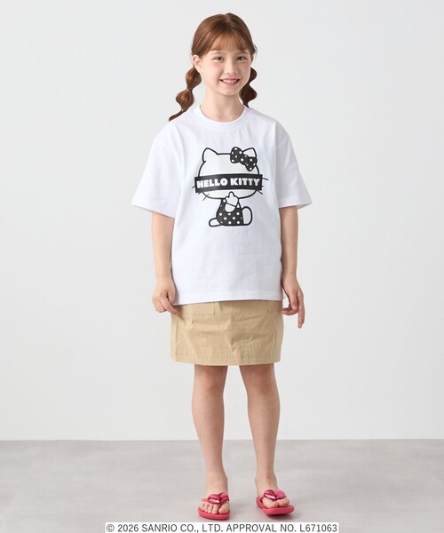 SHIPS any(シップス エニィ)の「Hello Kitty × SHIPS any: ハローキティ プリント TEE <KIDS>(Tシャツ/カットソー・キッズ・ホワイト/ホワイト系/ライトホワイト・130/120/150/140)」の12枚目の写真