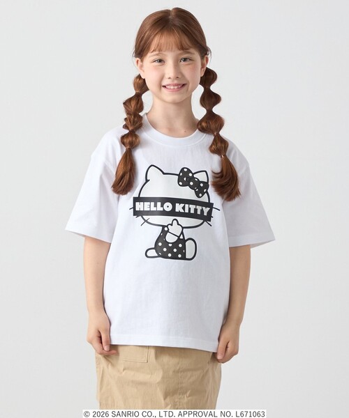 SHIPS any(シップス エニィ)の「Hello Kitty × SHIPS any: ハローキティ プリント TEE <KIDS>(Tシャツ/カットソー・キッズ・ホワイト/ホワイト系/ライトホワイト・130/120/150/140)」の14枚目の写真