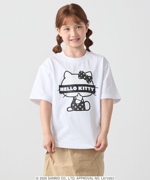 SHIPS any(シップス エニィ)の「Hello Kitty × SHIPS any: ハローキティ プリント TEE <KIDS>(Tシャツ/カットソー・キッズ・ホワイト/ホワイト系/ライトホワイト・130/120/150/140)」の15枚目の写真