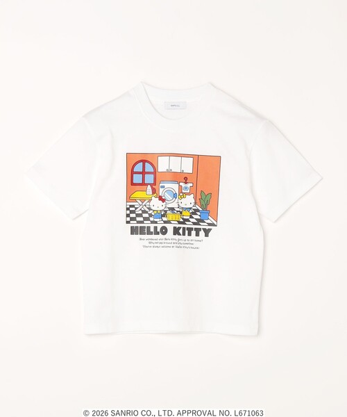 SHIPS any(シップス エニィ)の「Hello Kitty × SHIPS any: ハローキティ プリント TEE <KIDS>(Tシャツ/カットソー・キッズ・ホワイト/ホワイト系/ライトホワイト・130/120/150/140)」の17枚目の写真