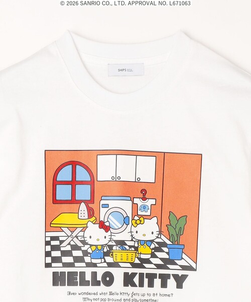 SHIPS any(シップス エニィ)の「Hello Kitty × SHIPS any: ハローキティ プリント TEE <KIDS>(Tシャツ/カットソー・キッズ・ホワイト/ホワイト系/ライトホワイト・130/120/150/140)」の18枚目の写真