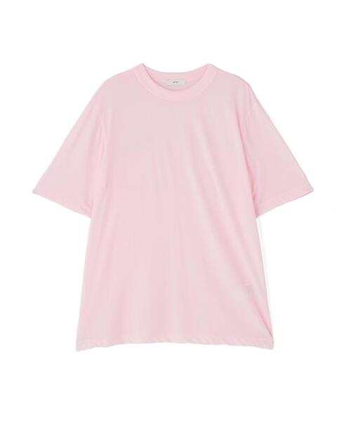 ATON(エイトン)の「ATON (エイトン) FRESCA SINGLE JERSEY /STANDARD T-SHIRT(Tシャツ/カットソー・レディース・ブラック/ブルー系その他3/ホワイト/モスグリーン/ピンク系その他3・2)」の9枚目の写真