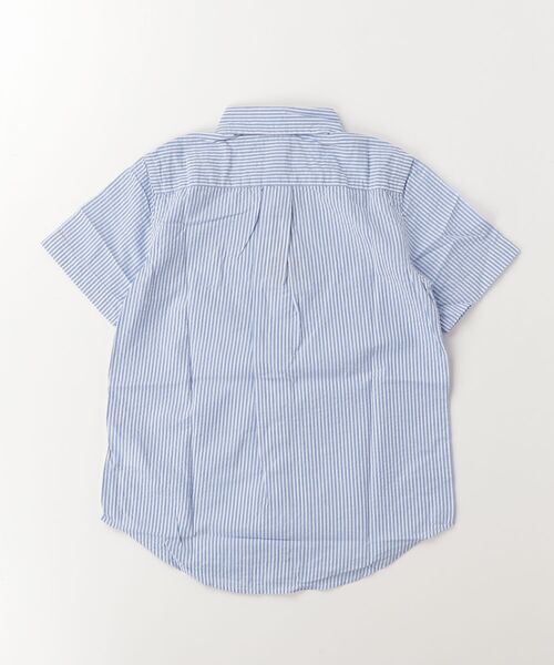 POLO RALPH LAUREN CHILDRENSWEAR(ポロ ラルフ ローレン チルドレンズウェア)の「ストライプド コットン シアサッカー シャツ(シャツ/ブラウス・キッズ・ブルー・S/M/L/XL)」の2枚目の写真