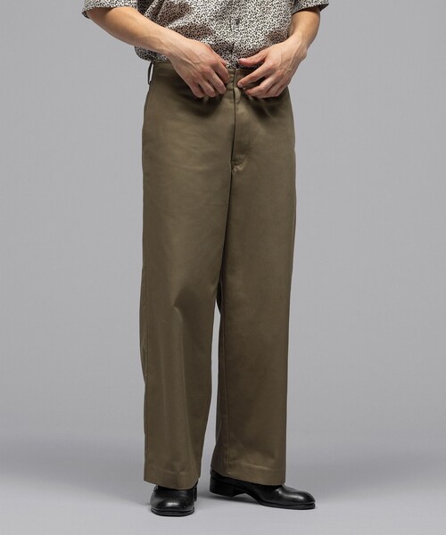 Dickies(ディッキーズ)の「<Dickies × monkey time>ツイル ローライズ バギー パンツ(チノパンツ・メンズ・ブラック/ベージュ・30inch/34inch/32inch)」の3枚目の写真