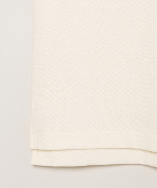 three dots(スリードッツ)の「サンデッドジャージーピケ 半袖Tシャツ(Tシャツ/カットソー・メンズ・ベージュ系その他/ボルドー・SMALL/MEDIUM)」の7枚目の写真