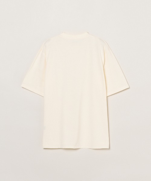 three dots(スリードッツ)の「サンデッドジャージーピケ 半袖Tシャツ(Tシャツ/カットソー・メンズ・ベージュ系その他/ボルドー・SMALL/MEDIUM)」の4枚目の写真