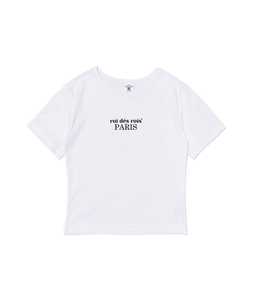 ROIDESROIS(ロワデロワ)の「オリジンパリ クロップ半袖Tシャツ (ホワイト)(Tシャツ/カットソー・レディース・その他・FREE)」の7枚目の写真