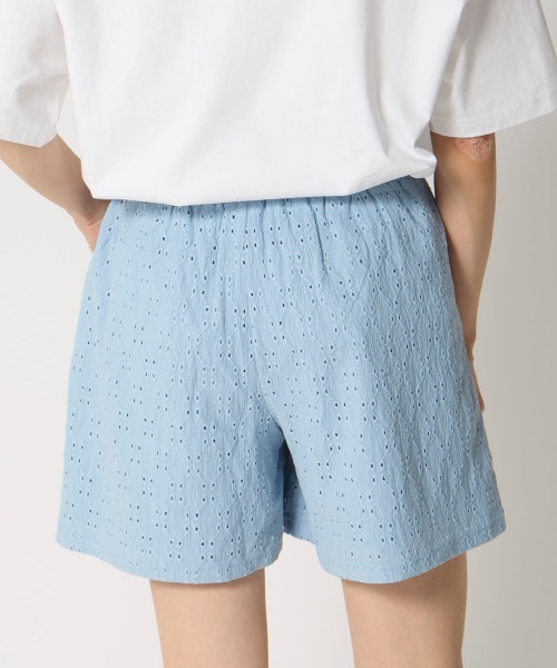 Ocean Pacific（オーシャンパシフィック）の「【OP:オーピー】レディースレースショートパンツ（その他パンツ・レディース・ブルー/ブラック/ホワイト・X-LARGE/LARGE/MEDIUM）」の6枚目の写真