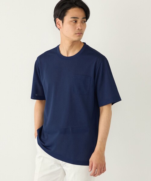 セール】SHIPS Colors:〈速乾・接触冷感・UVカット〉Breeze Cool(R) T