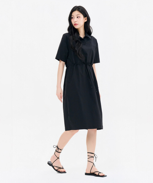 CHASECULT（チェイスカルト）の「レディース ストレッチカラー ワンピース-FBRG6172C03（ワンピース・レディース・ブラック・90/85）」の4枚目の写真