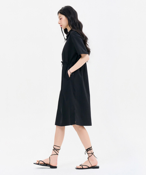 CHASECULT（チェイスカルト）の「レディース ストレッチカラー ワンピース-FBRG6172C03（ワンピース・レディース・ブラック・90/85）」の5枚目の写真