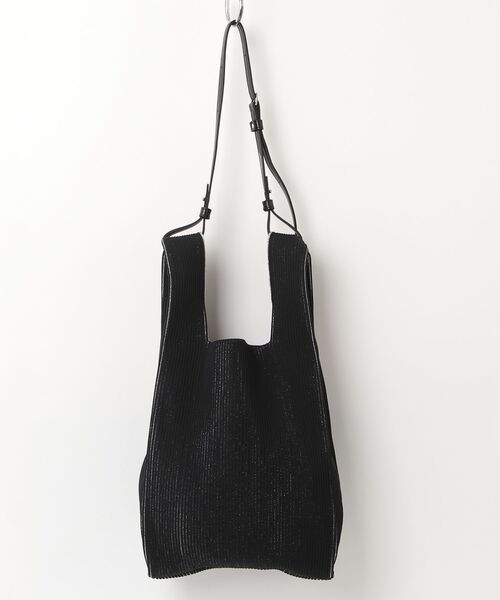 LASTFRAME(ラストフレーム)の「【LASTFRAME/ラストフレーム】KYOTO METALLIC MARKET BAG MEDIUM(ハンドバッグ・メンズ・シルバー/ブラック・FREE)」の3枚目の写真