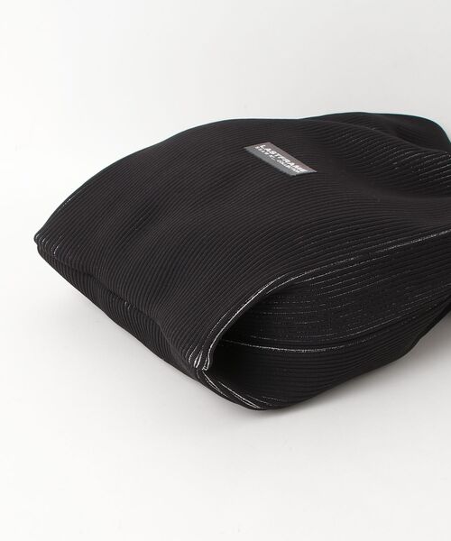 LASTFRAME(ラストフレーム)の「【LASTFRAME/ラストフレーム】KYOTO METALLIC MARKET BAG MEDIUM(ハンドバッグ・メンズ・シルバー/ブラック・FREE)」の4枚目の写真