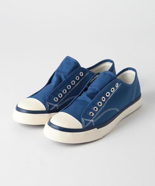 coen(コーエン)の「キャンバススリッポン16SS(スリッポン・メンズ・コバルトブルー/レッド・25.5cm/27.5cm/26cm/27cm/26.5cm)」の7枚目の写真