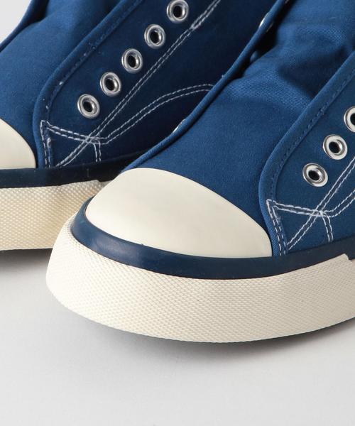 coen(コーエン)の「キャンバススリッポン16SS(スリッポン・メンズ・コバルトブルー/レッド・25.5cm/27.5cm/26cm/27cm/26.5cm)」の3枚目の写真