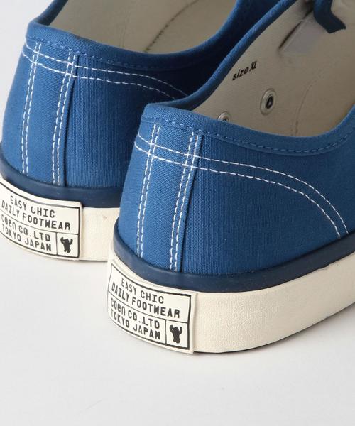 coen(コーエン)の「キャンバススリッポン16SS(スリッポン・メンズ・コバルトブルー/レッド・25.5cm/27.5cm/26cm/27cm/26.5cm)」の11枚目の写真