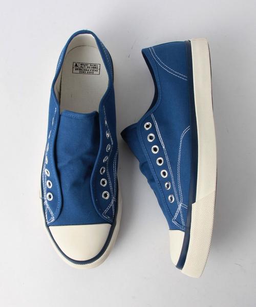 coen(コーエン)の「キャンバススリッポン16SS(スリッポン・メンズ・コバルトブルー/レッド・25.5cm/27.5cm/26cm/27cm/26.5cm)」の4枚目の写真