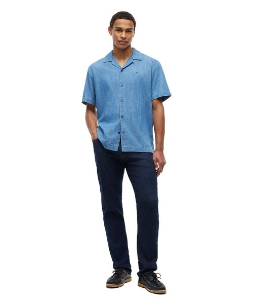 TOMMY HILFIGER(トミーヒルフィガー)の「デニムキャンプカラーシャツ(シャツ/ブラウス・メンズ・インディゴブルー・X-LARGE/SMALL/MEDIUM/LARGE)」の2枚目の写真