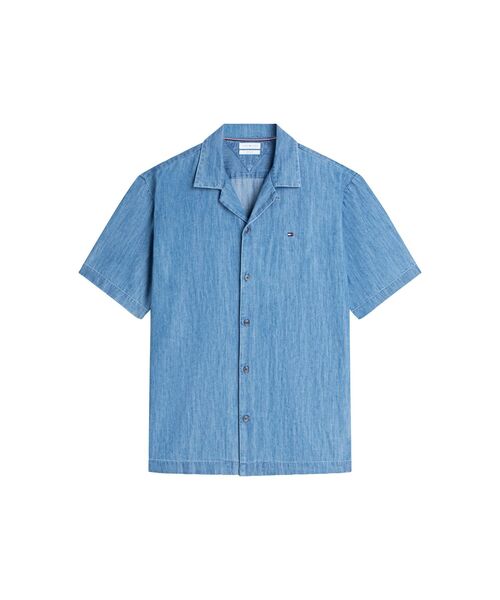 TOMMY HILFIGER(トミーヒルフィガー)の「デニムキャンプカラーシャツ(シャツ/ブラウス・メンズ・インディゴブルー・X-LARGE/SMALL/MEDIUM/LARGE)」の5枚目の写真