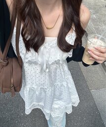 レース付アソートキャミチュニック