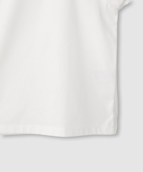 NAVY(ネイビー)の「【SARARI /サラリ】冷感 DRY シフォン使いフレアスリーブUVカットTシャツ(Tシャツ/カットソー・レディース・グレイッシュベージュ/オフホワイト/チャコール・M/L)」の5枚目の写真
