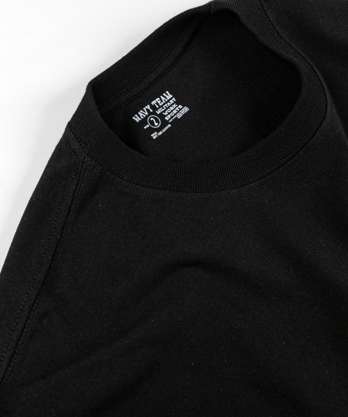 NAVYTEAM(ネイビーチーム)の「VALLEY CENTER HORNETS 半袖Tシャツ(6色)(Tシャツ/カットソー・レディース・ライトグレー/イエロー×グレー/ホワイト×ブラック/ホワイト×グリーン/ネイビー/ブラック・SMALL/MEDIUM/LARGE/X-LARGE)」の21枚目の写真