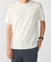 SHIPS:〈MADE IN JAPAN〉リンクス ジャカード Tシャツ