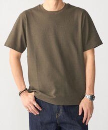 SHIPS:〈MADE IN JAPAN〉リンクス ジャカード Tシャツ