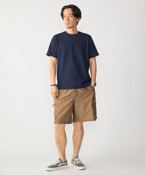 SHIPS（シップス）の「SHIPS:〈MADE IN JAPAN〉リンクス ジャカード Tシャツ（Tシャツ/カットソー・メンズ・ホワイト/オリーブ/ネイビー/ダークグレー・X-LARGE/LARGE/MEDIUM/SMALL）」の6枚目の写真