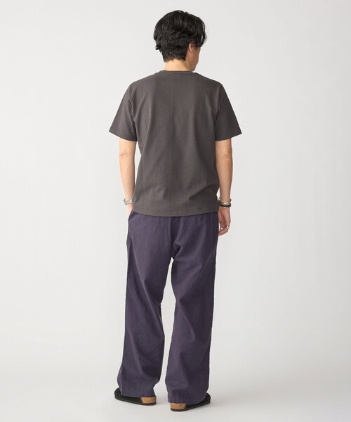 SHIPS（シップス）の「SHIPS:〈MADE IN JAPAN〉リンクス ジャカード Tシャツ（Tシャツ/カットソー・メンズ・ホワイト/オリーブ/ネイビー/ダークグレー・X-LARGE/LARGE/MEDIUM/SMALL）」の9枚目の写真