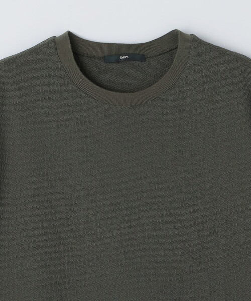 SHIPS（シップス）の「SHIPS:〈MADE IN JAPAN〉リンクス ジャカード Tシャツ（Tシャツ/カットソー・メンズ・ホワイト/オリーブ/ネイビー/ダークグレー・X-LARGE/LARGE/MEDIUM/SMALL）」の20枚目の写真