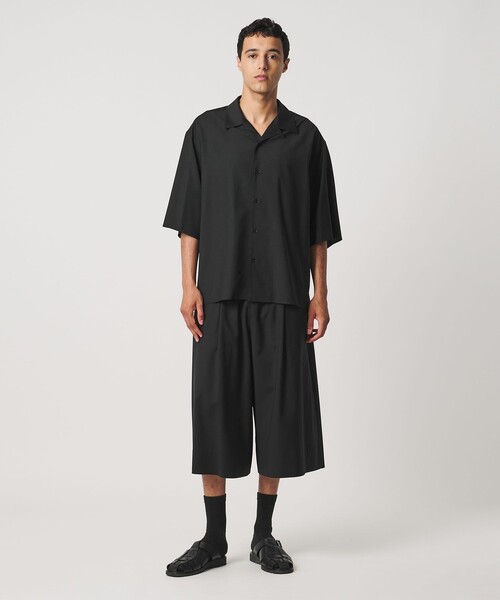 LOEFF(ロエフ)の「<LOEFF>トロピカルウール オープンカラー シャツ MENS(シャツ/ブラウス・メンズ・ワイン/ブラック/ブラウン系・1/2)」の5枚目の写真