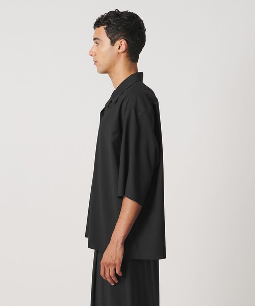 LOEFF(ロエフ)の「<LOEFF>トロピカルウール オープンカラー シャツ MENS(シャツ/ブラウス・メンズ・ワイン/ブラック/ブラウン系・1/2)」の14枚目の写真