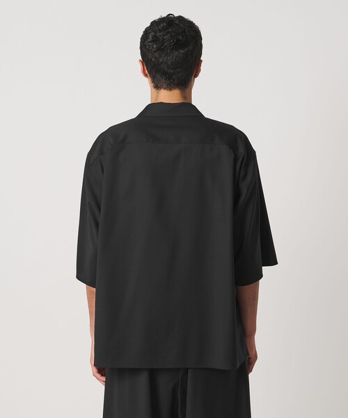 LOEFF(ロエフ)の「<LOEFF>トロピカルウール オープンカラー シャツ MENS(シャツ/ブラウス・メンズ・ワイン/ブラック/ブラウン系・1/2)」の15枚目の写真