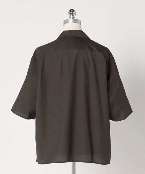 LOEFF(ロエフ)の「<LOEFF>トロピカルウール オープンカラー シャツ MENS(シャツ/ブラウス・メンズ・ワイン/ブラック/ブラウン系・1/2)」の17枚目の写真