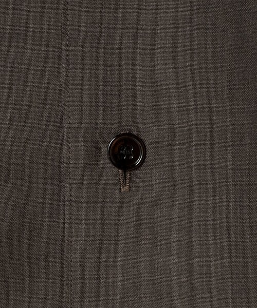 LOEFF(ロエフ)の「<LOEFF>トロピカルウール オープンカラー シャツ MENS(シャツ/ブラウス・メンズ・ワイン/ブラック/ブラウン系・1/2)」の22枚目の写真