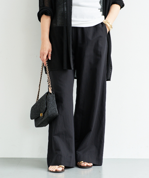Cotton Linen Relax パンツ（その他パンツ）｜Deuxieme Classe