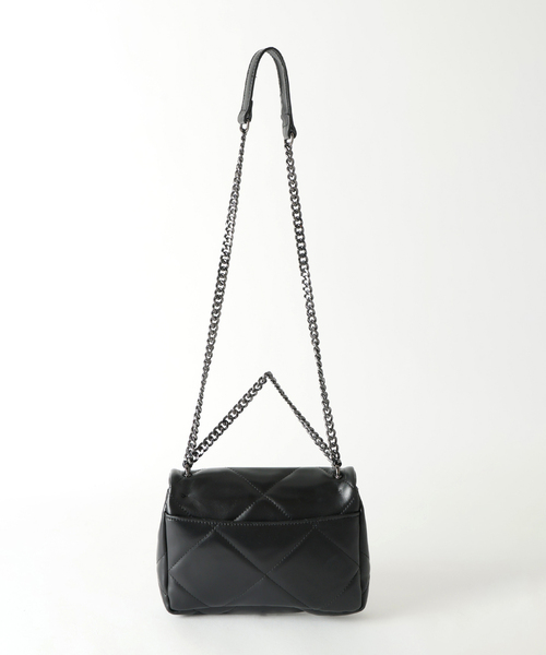 Noble（ノーブル）の「《NOBLE別注・WEB限定追加》Maison Vincent パッファーキルティングバッグ（ショルダーバッグ・レディース・ブラック・FREE）」の4枚目の写真