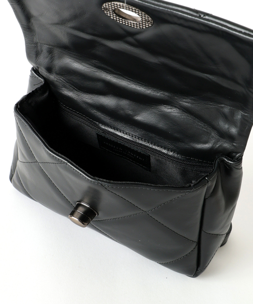 Noble(ノーブル)の「《NOBLE別注・WEB限定追加》Maison Vincent パッファーキルティングバッグ(ショルダーバッグ・レディース・ブラック・FREE)」の20枚目の写真