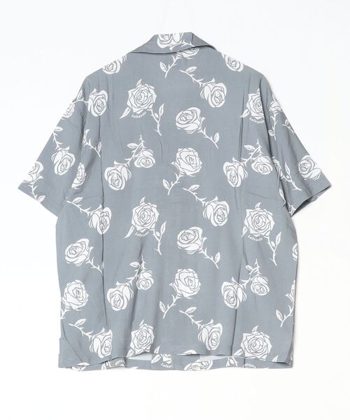 LFYT(エルエフワイティー)の「LFYT ラファイエット【Lafayette】- 半袖Tシャツ【ROSE OPEN COLLAR SHIRT LS260207】(Tシャツ/カットソー・メンズ・ネイビー/ライトブルー/ヘザーグレー・X-LARGE/LARGE/MEDIUM/XX-LARGE)」の9枚目の写真
