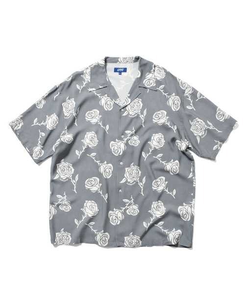 LFYT(エルエフワイティー)の「LFYT ラファイエット【Lafayette】- 半袖Tシャツ【ROSE OPEN COLLAR SHIRT LS260207】(Tシャツ/カットソー・メンズ・ネイビー/ライトブルー/ヘザーグレー・X-LARGE/LARGE/MEDIUM/XX-LARGE)」の18枚目の写真
