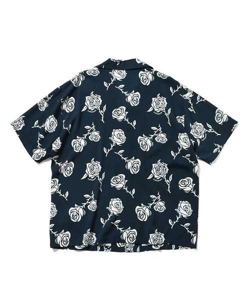 LFYT（エルエフワイティー）の「LFYT ラファイエット【Lafayette】- 半袖Tシャツ【ROSE OPEN COLLAR SHIRT LS260207】（Tシャツ/カットソー・メンズ・ネイビー/ライトブルー/ヘザーグレー・X-LARGE/LARGE/MEDIUM/XX-LARGE）」の11枚目の写真