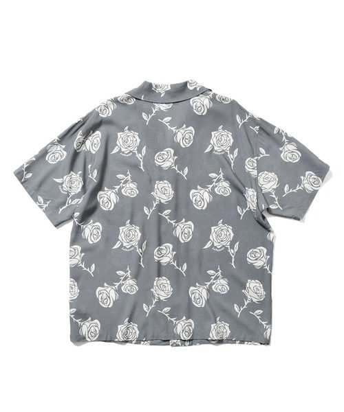 LFYT(エルエフワイティー)の「LFYT ラファイエット【Lafayette】- 半袖Tシャツ【ROSE OPEN COLLAR SHIRT LS260207】(Tシャツ/カットソー・メンズ・ネイビー/ライトブルー/ヘザーグレー・X-LARGE/LARGE/MEDIUM/XX-LARGE)」の12枚目の写真