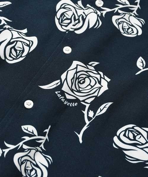 LFYT（エルエフワイティー）の「LFYT ラファイエット【Lafayette】- 半袖Tシャツ【ROSE OPEN COLLAR SHIRT LS260207】（Tシャツ/カットソー・メンズ・ネイビー/ライトブルー/ヘザーグレー・X-LARGE/LARGE/MEDIUM/XX-LARGE）」の15枚目の写真