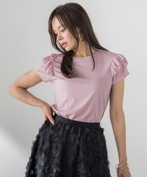 Viaggio Blu（ビアッジョブルー）の「【WEB限定】ショルダーフリルカットソー（Tシャツ/カットソー）」