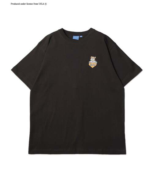 UCLA(ユーシーエルエー)の「【UCLA】 バックロゴハートプリント ショートスリーブTEE(Tシャツ/カットソー・メンズ・ピンク/ホワイト/チャコールグレー・3/2)」の3枚目の写真