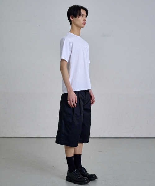 THE CLE（ザクレ）の「LIGHT WEIGHT T-SHIRT / ライトウェイトTシャツ（Tシャツ/カットソー・メンズ・ホワイト/ブラック・1/2）」の4枚目の写真