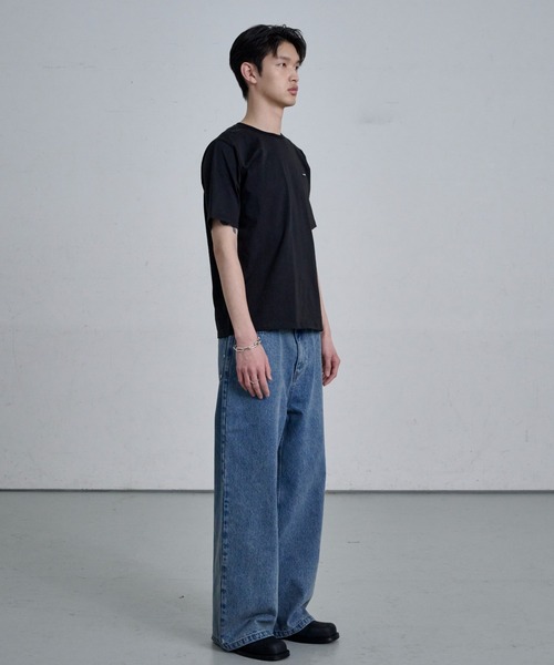 THE CLE（ザクレ）の「LIGHT WEIGHT T-SHIRT / ライトウェイトTシャツ（Tシャツ/カットソー・メンズ・ホワイト/ブラック・1/2）」の6枚目の写真