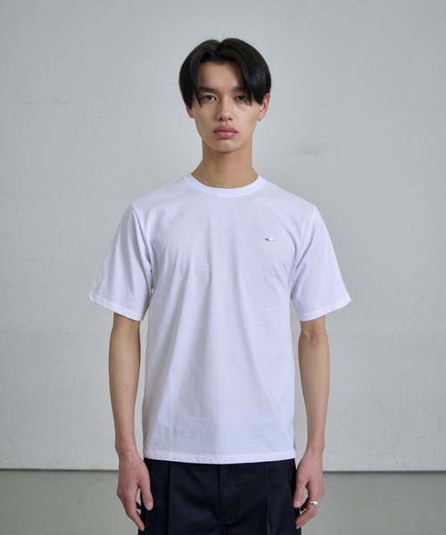 THE CLE（ザクレ）の「LIGHT WEIGHT T-SHIRT / ライトウェイトTシャツ（Tシャツ/カットソー・メンズ・ホワイト/ブラック・1/2）」の9枚目の写真
